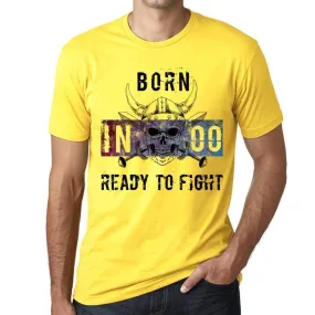 00, Ready to Fight, Men's T-shirt, Lemon, Birthday Gift 00391
