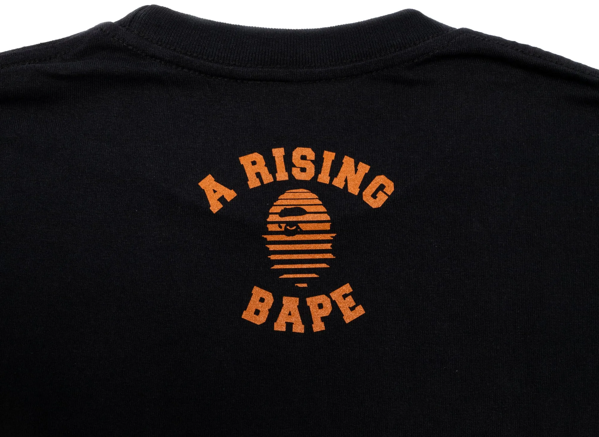 A Bathing Ape Asia Camo Big Ape Head Tee in Black