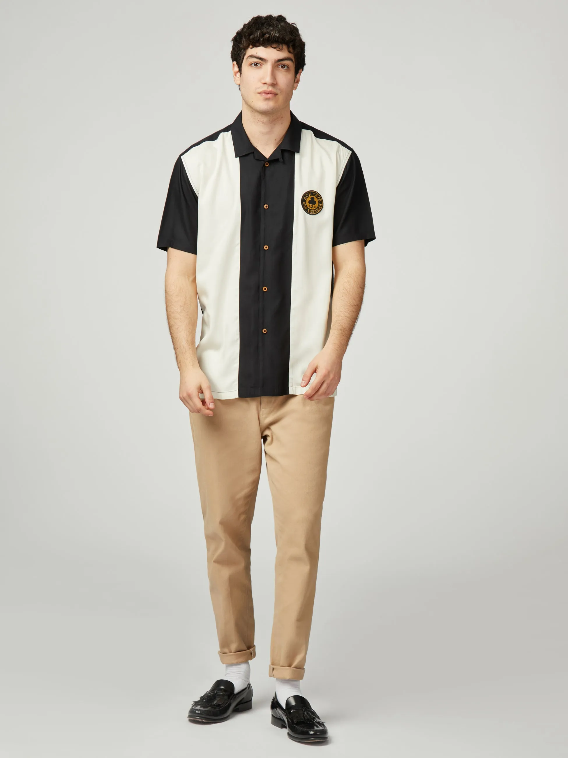 Ace Cafe Bowling Shirt - Black