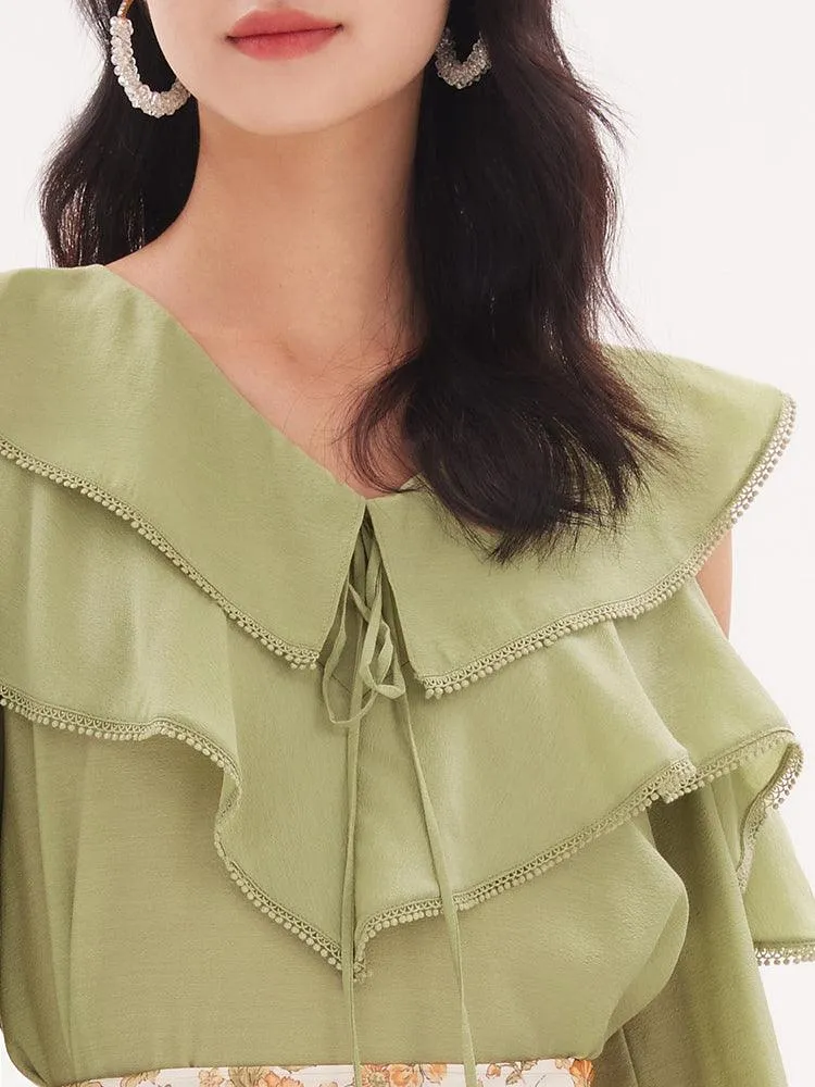 Acetate Woven Blouse