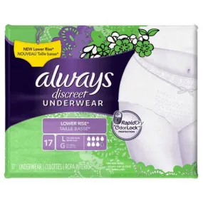 Always Discreet RapidDry  OdourLock Underwear