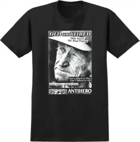 Anti-Hero Old & Tired S/S - Men's T-Shirt - Black