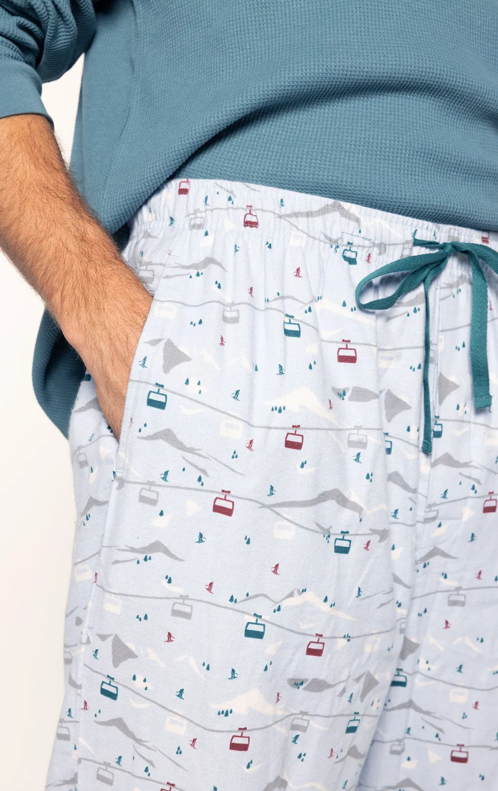 Apres Ski Men’s Flannel Pajamas- Pet and Owner