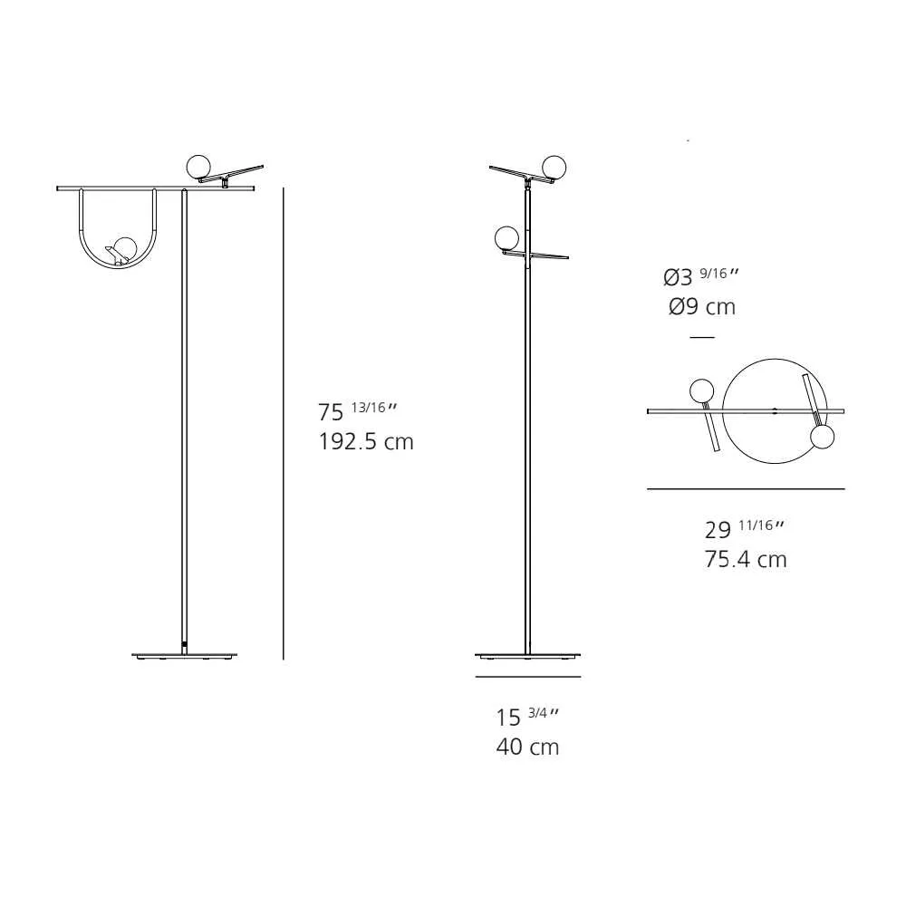 Artemide Yanzi floor lamp LED