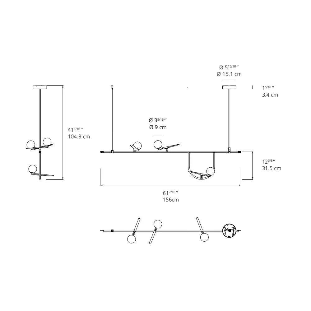 Artemide Yanzi S1 suspension lamp LED