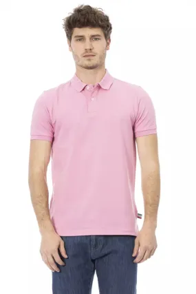 Baldinini Trend Pink Cotton Men Men's Polo