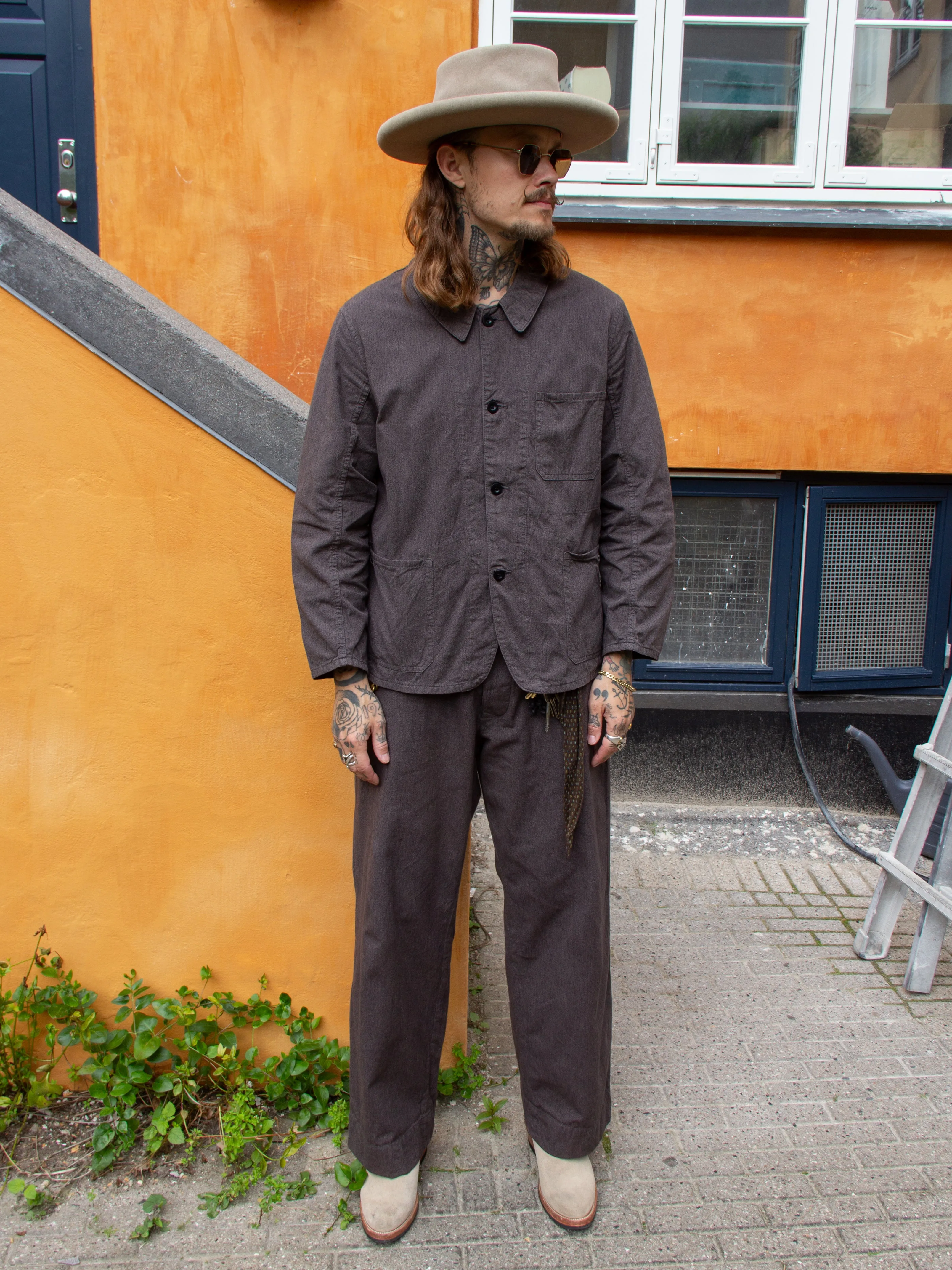 Belafonte Ragtime Clothing, GBK Work Coat, Overdyed Salt & Pepper