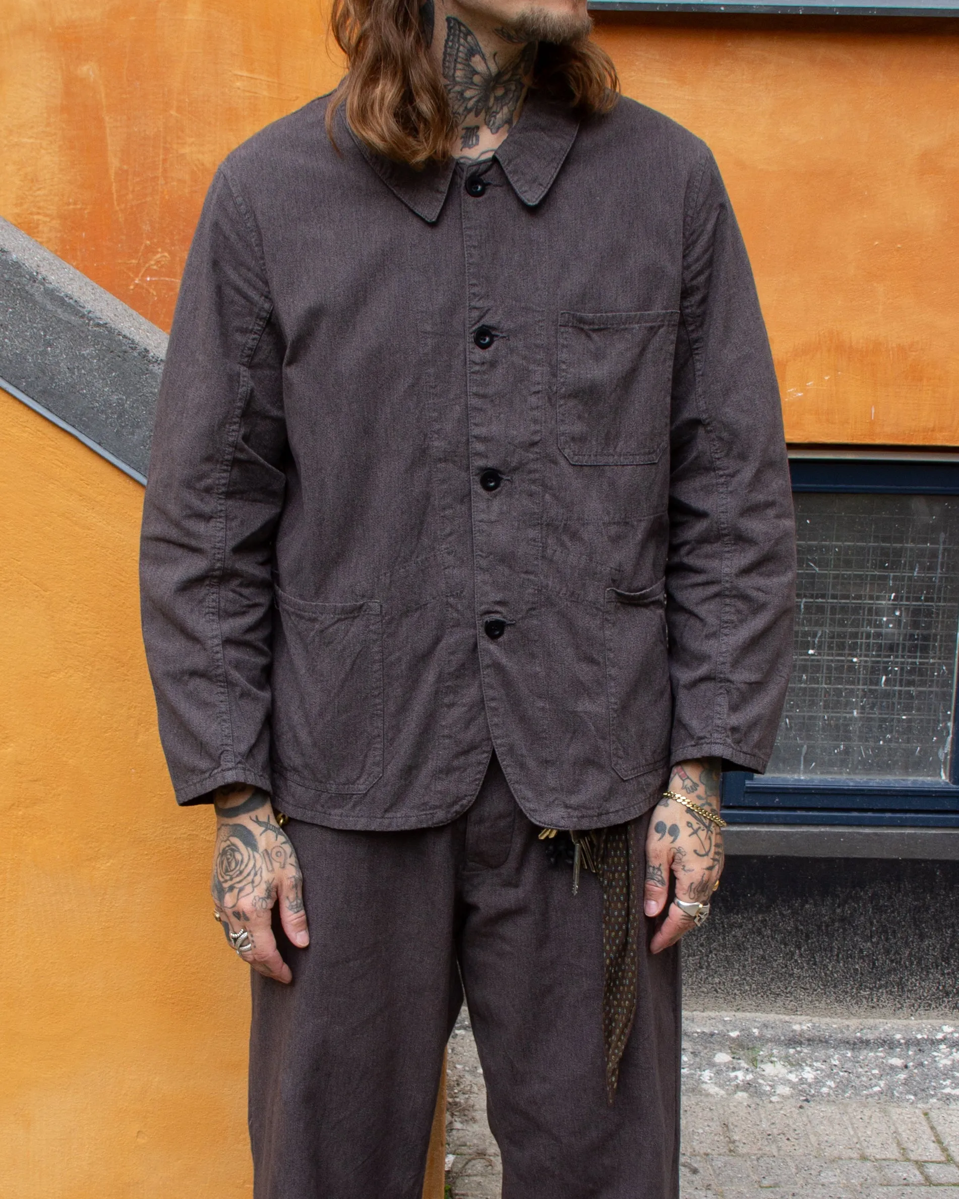 Belafonte Ragtime Clothing, GBK Work Coat, Overdyed Salt & Pepper