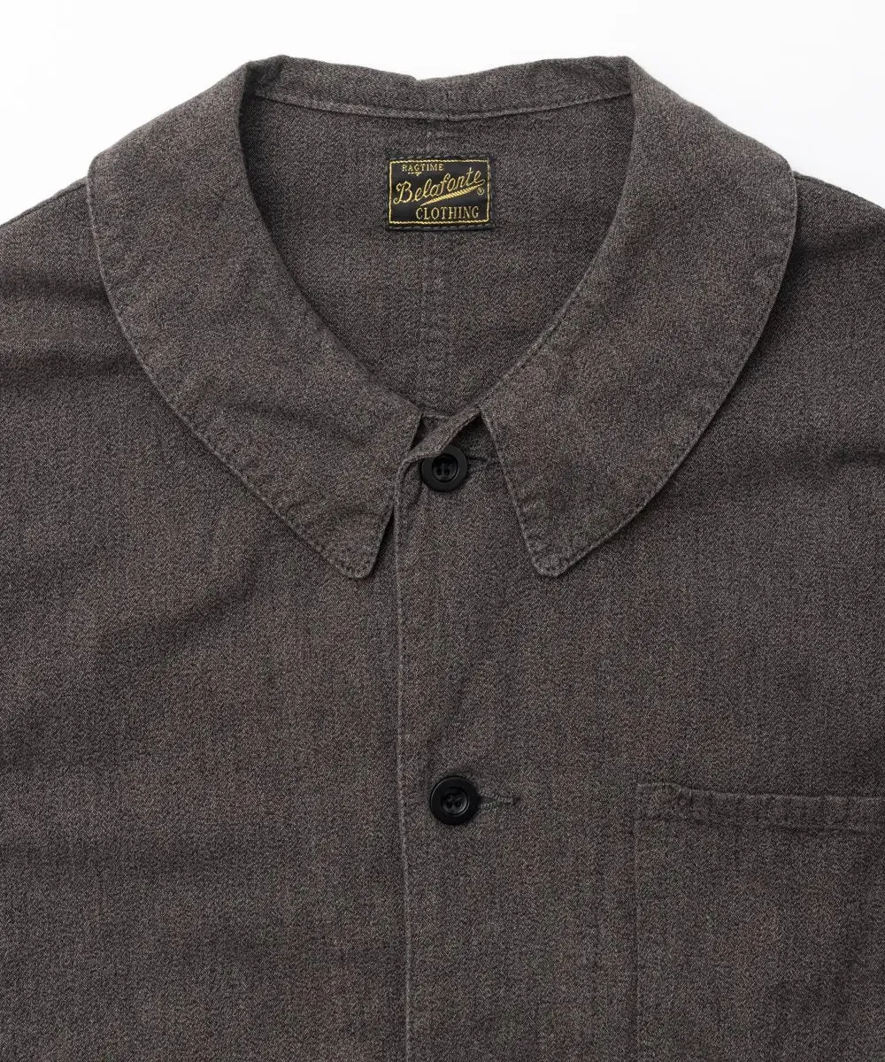 Belafonte Ragtime Clothing, GBK Work Coat, Overdyed Salt & Pepper