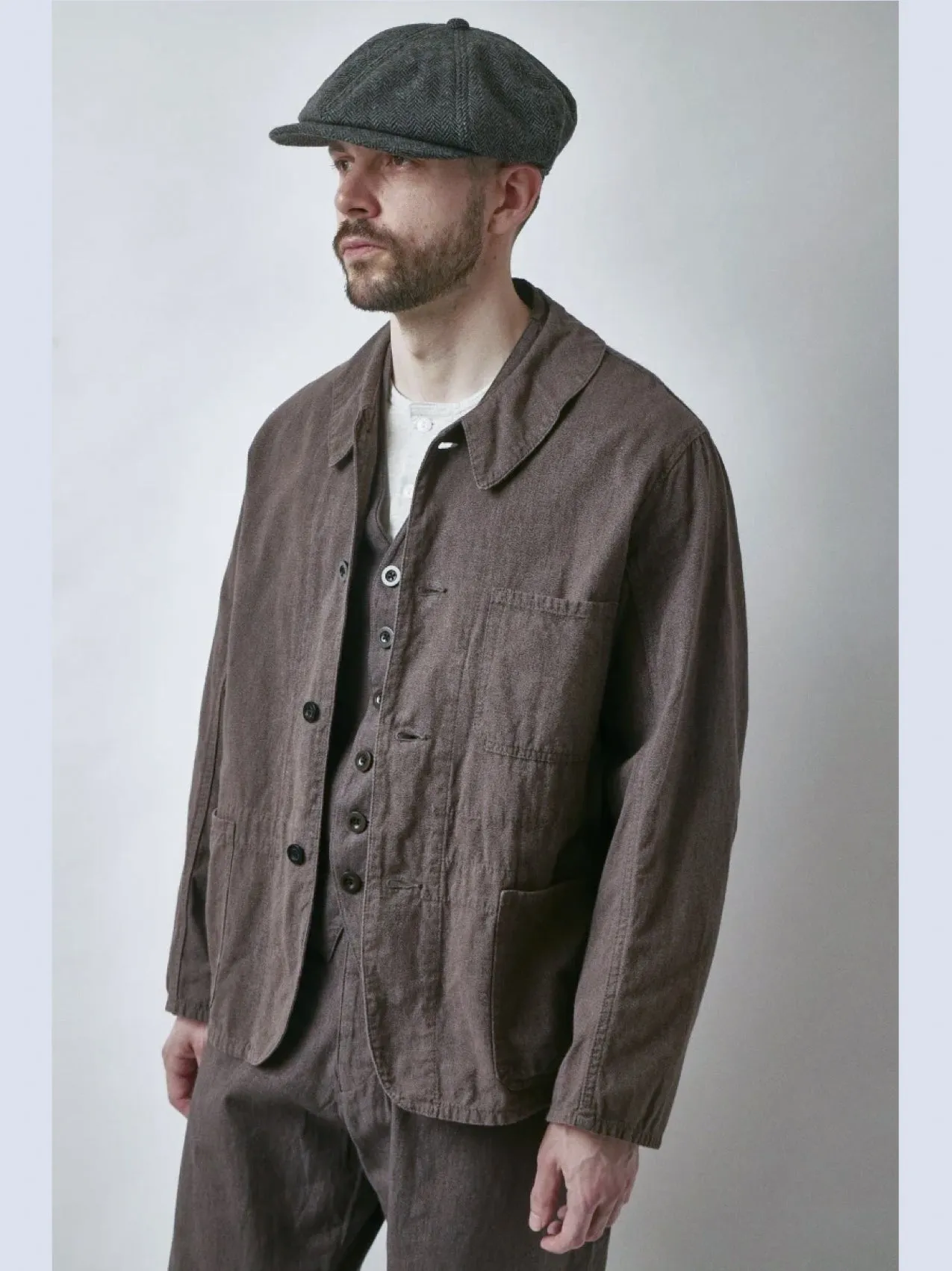 Belafonte Ragtime Clothing, GBK Work Coat, Overdyed Salt & Pepper