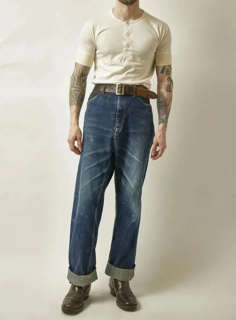 Belafonte Ragtime Clothing, Hemrib Papillon Shirt (no embroidery), Ivory