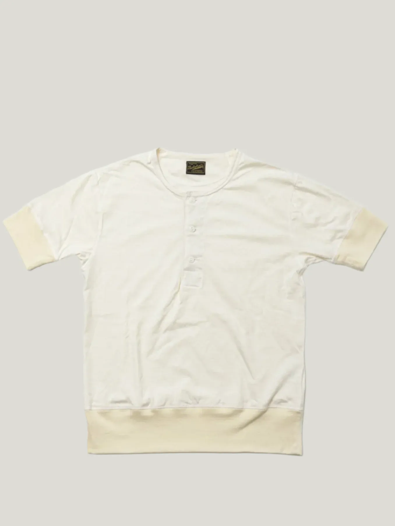 Belafonte Ragtime Clothing, Hemrib Papillon Shirt (no embroidery), Ivory