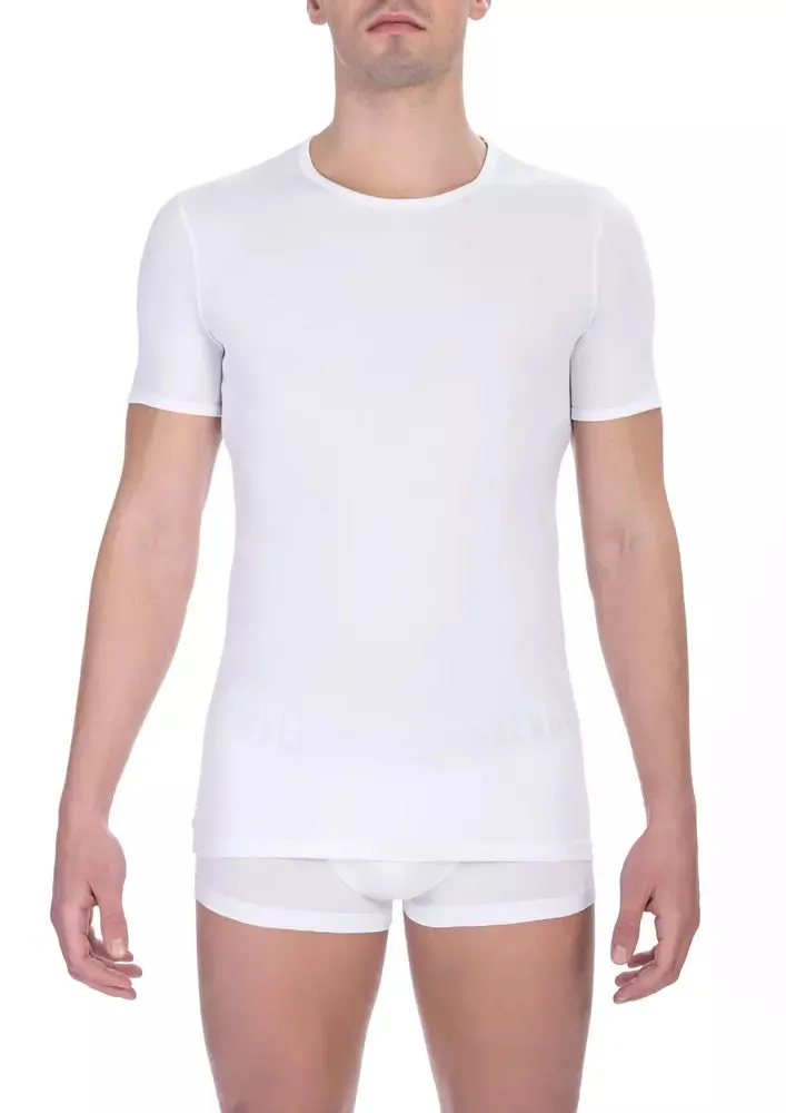 Bikkembergs White Cotton Men Men's T-Shirt