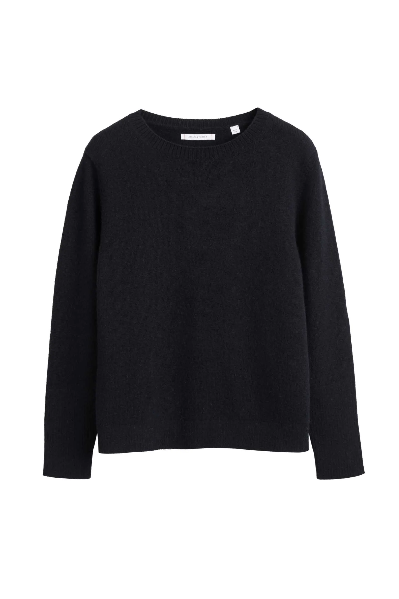 Black Cashmere Boxy Sweater