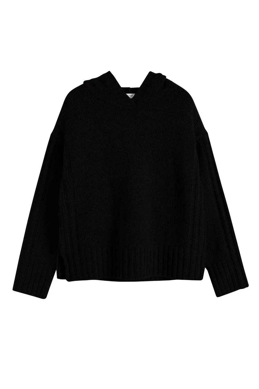 Black Cashmere Hoodie