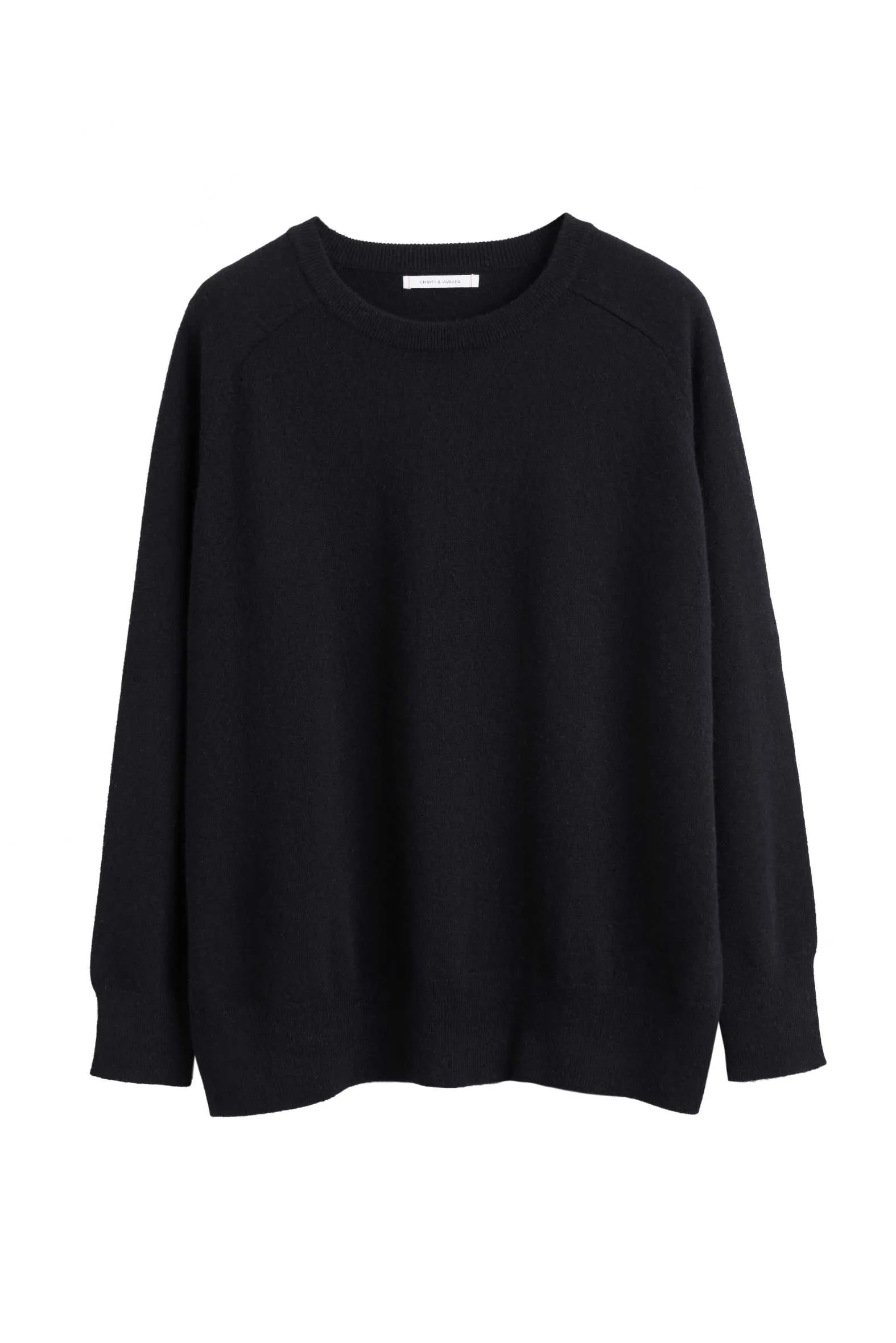 Black Cashmere Slouchy Sweater
