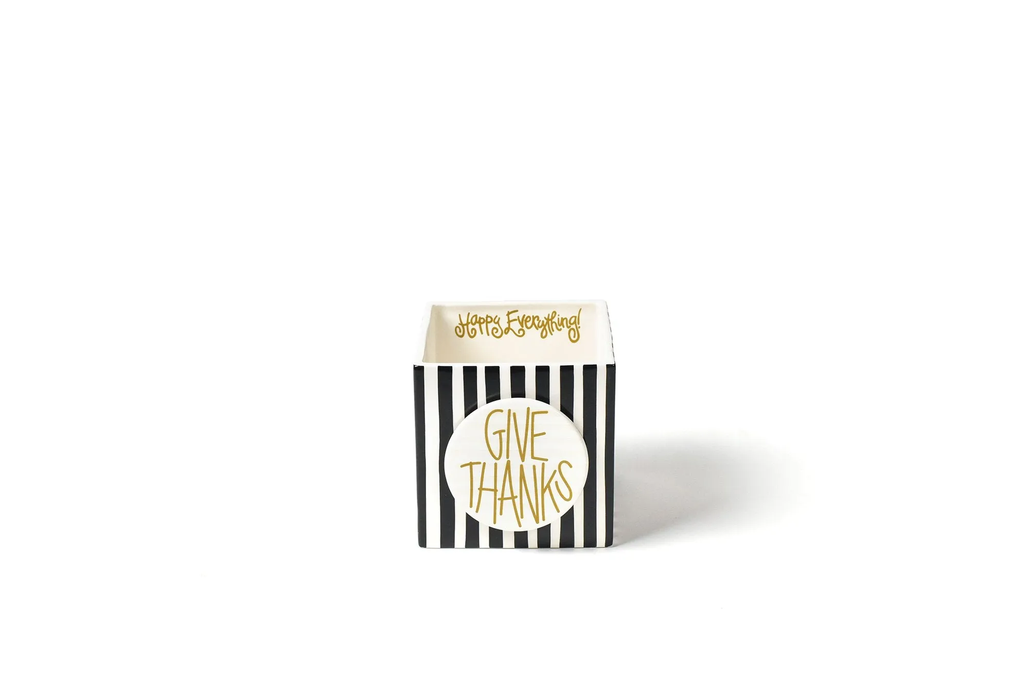 Black Stripe Medium Mini Nesting Cube