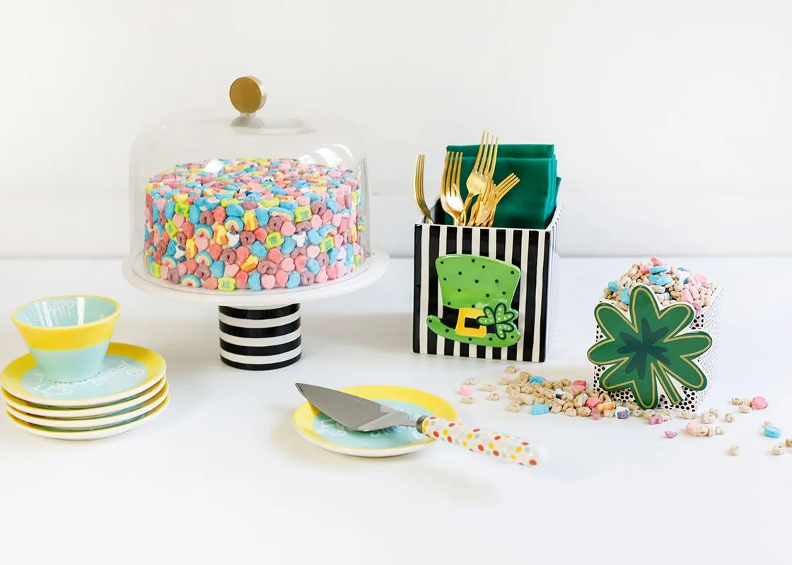 Black Stripe Medium Mini Nesting Cube