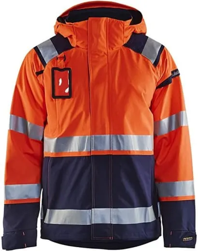 Blaklader High Visibility Waterproof Softshell Jacket - 4987