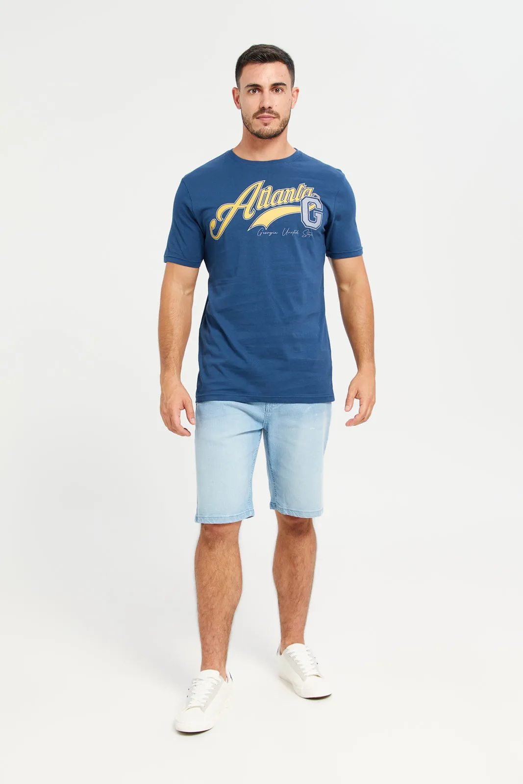 Blue Graphic T-Shirt