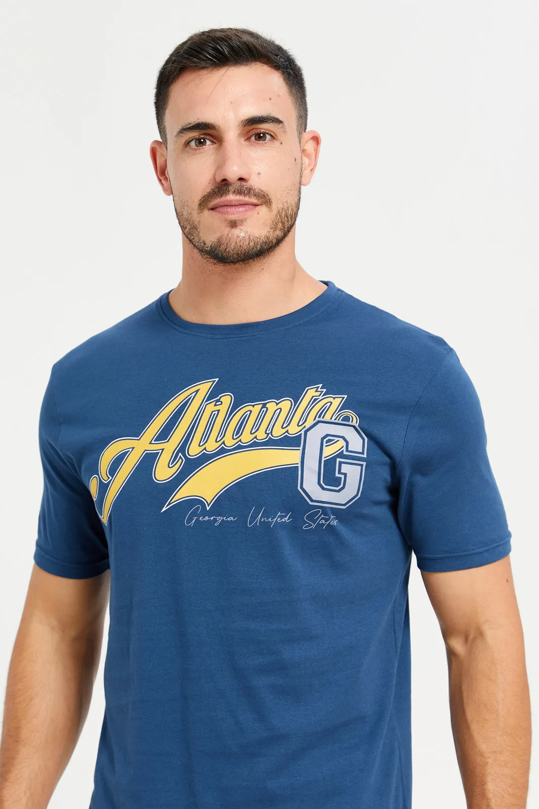 Blue Graphic T-Shirt