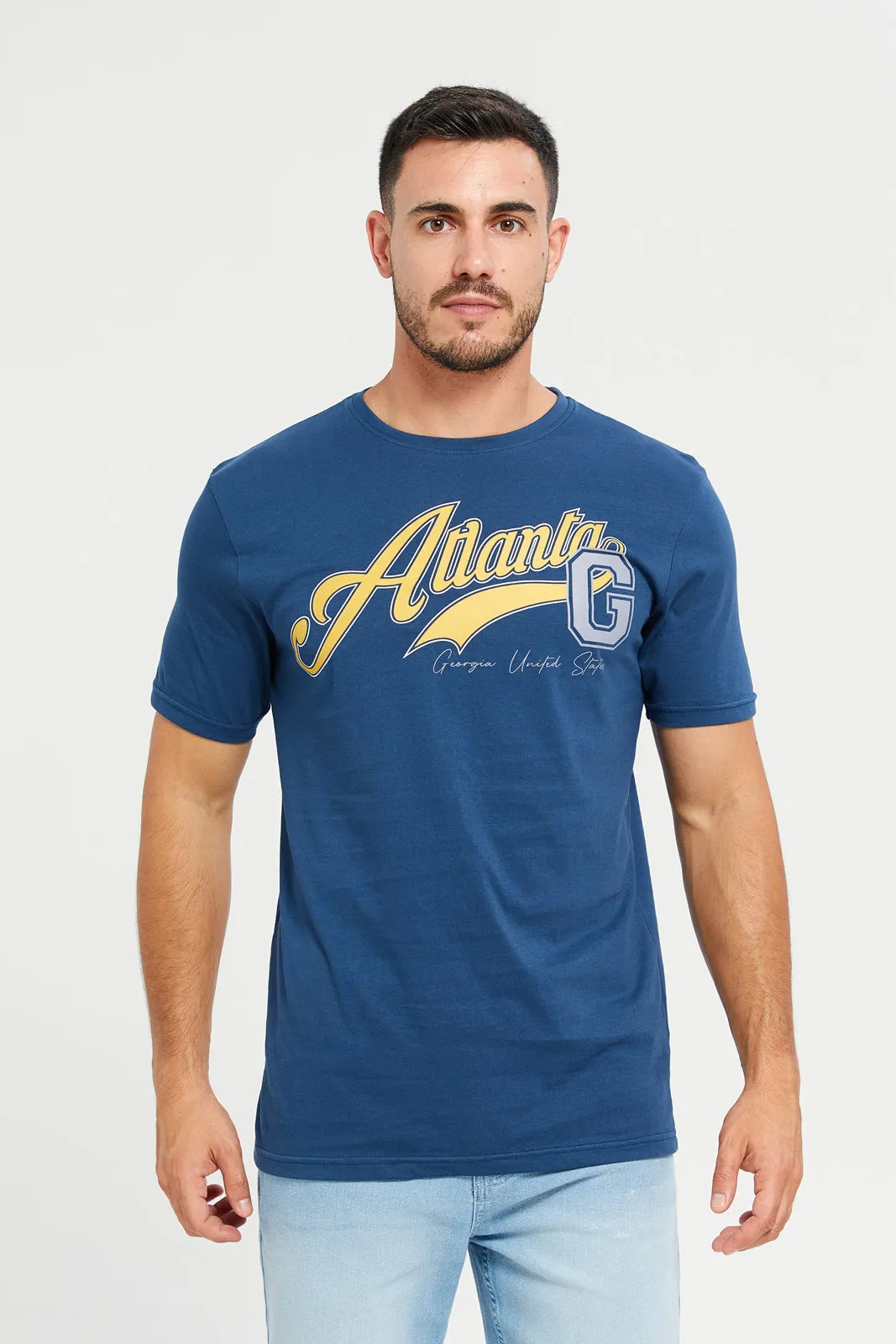 Blue Graphic T-Shirt
