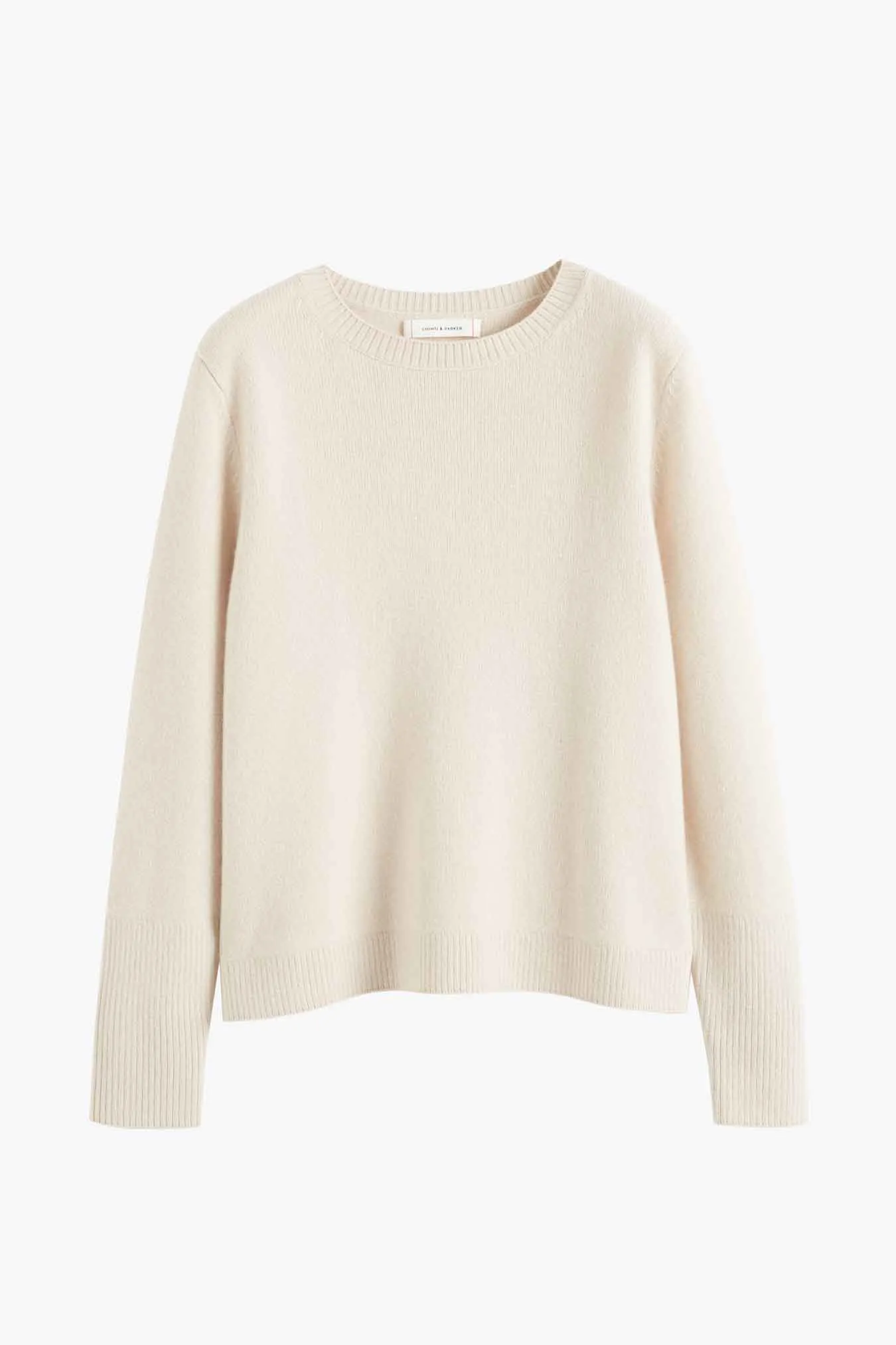 Bone Cashmere Boxy Sweater
