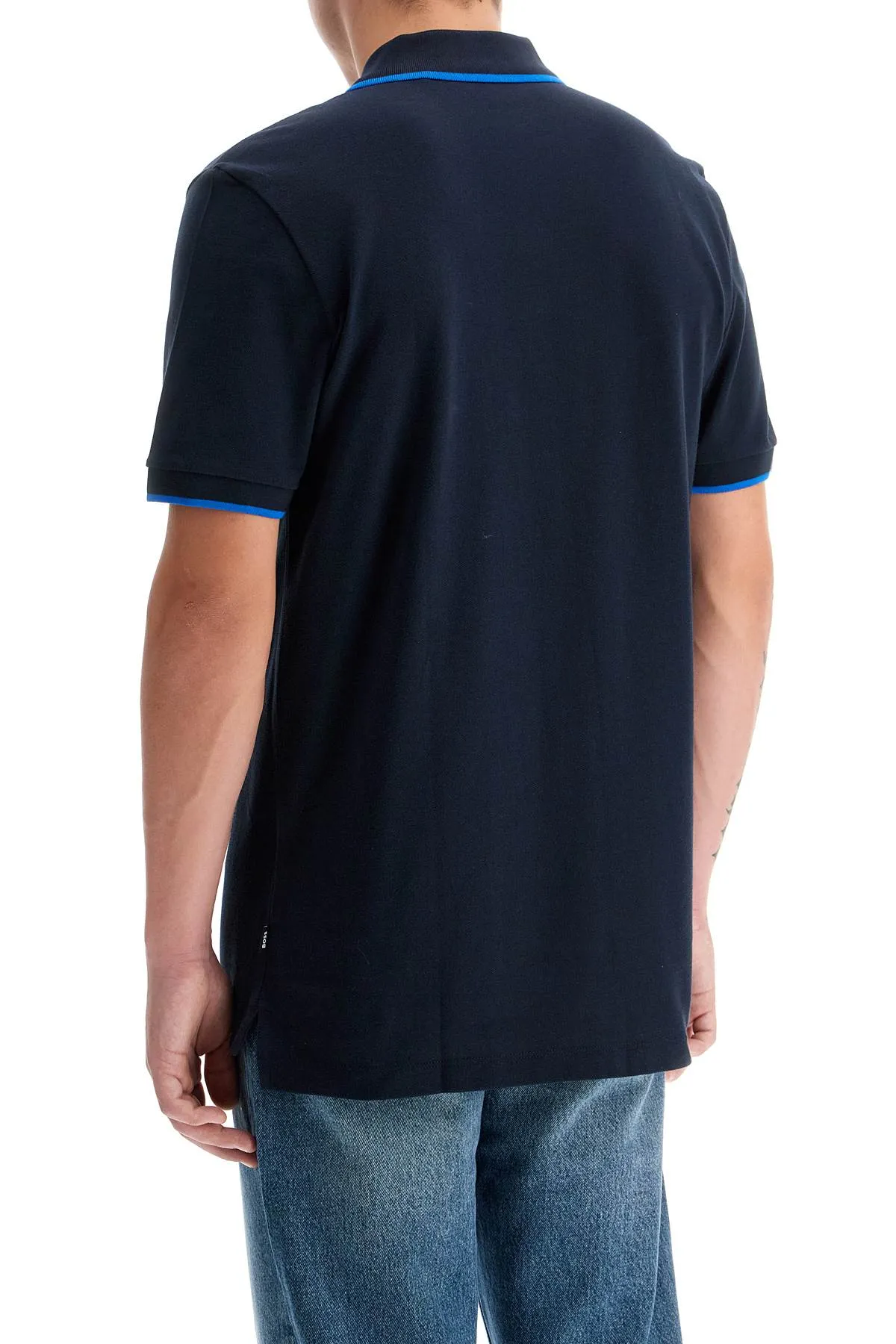 Boss Men's Contrast Trim Parlay Polo Shirt