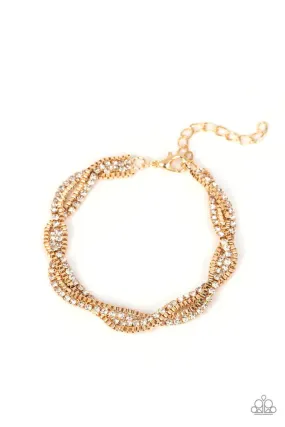 Box Office Bling Gold Bracelet - Paparazzi Accessories