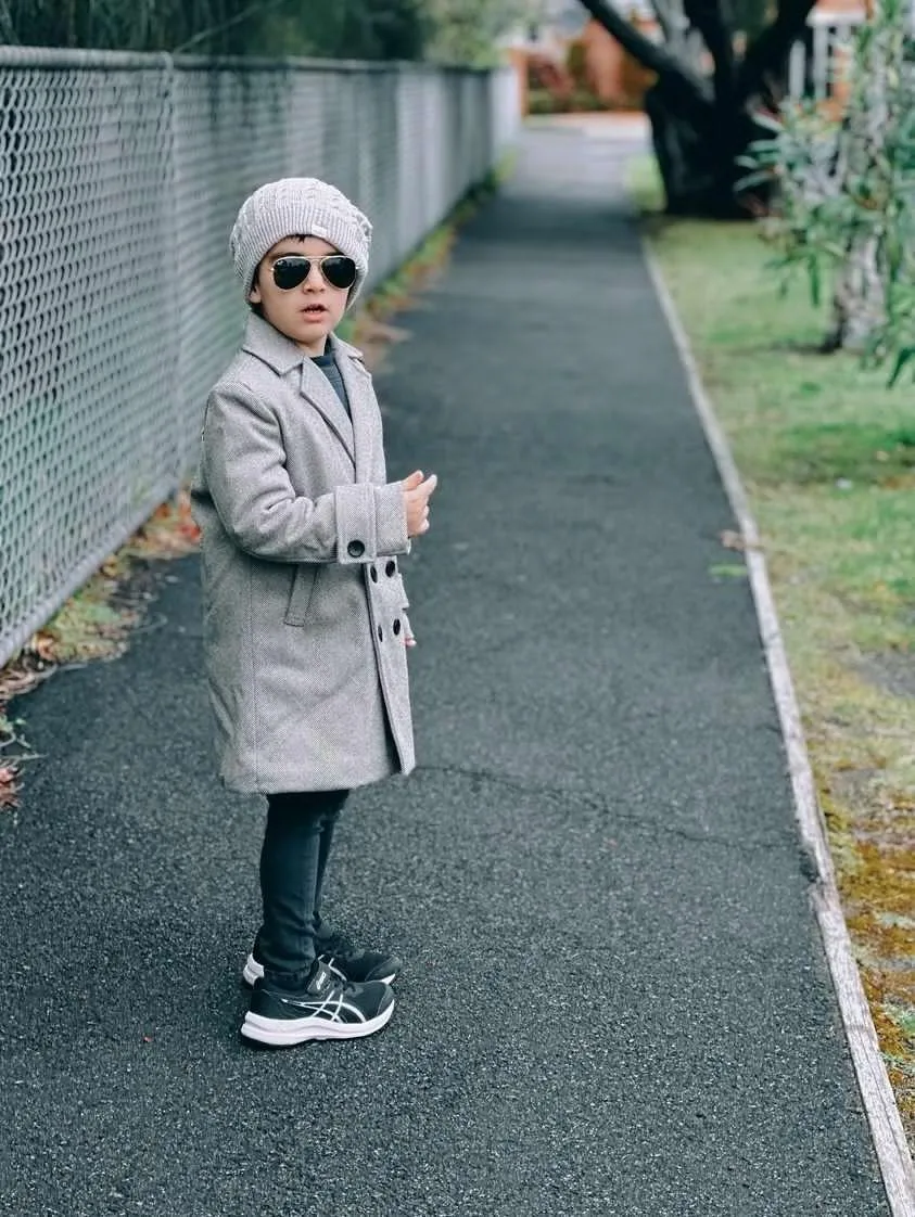 Boys Winter Luxe Coat - Tan