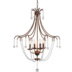 Bronze Empire Vintage Glam Chandelier