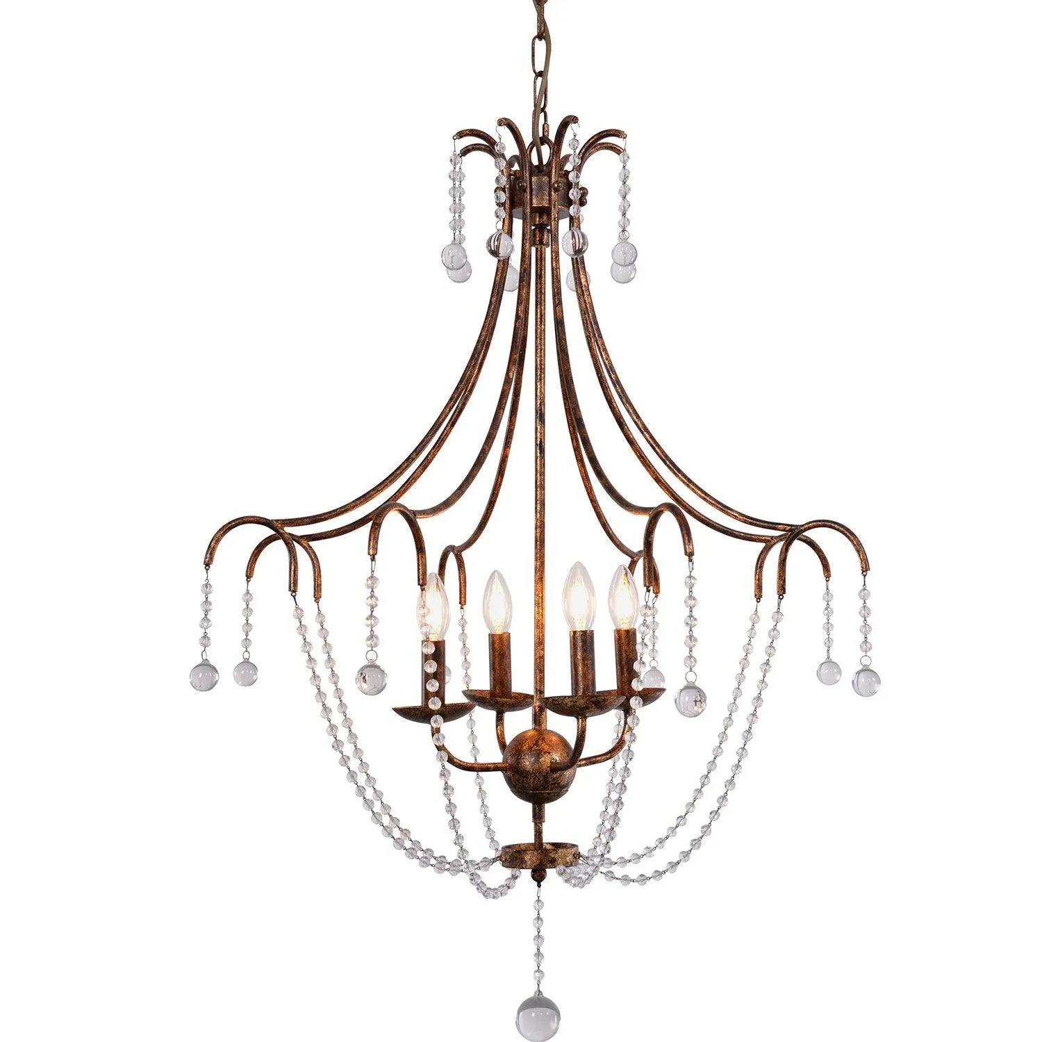 Bronze Empire Vintage Glam Chandelier