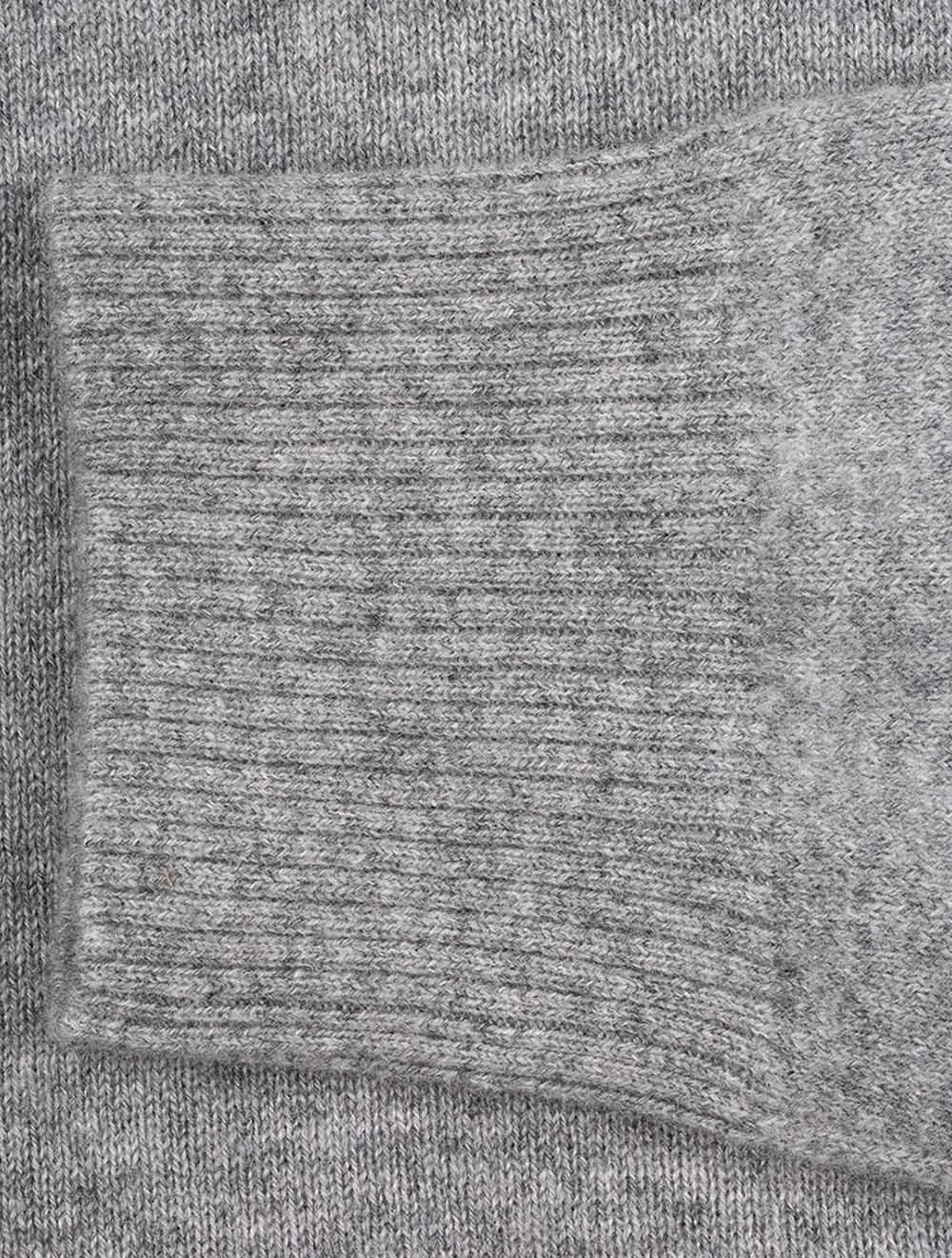 Cashmere Crew Neck Sweater Grey Melange