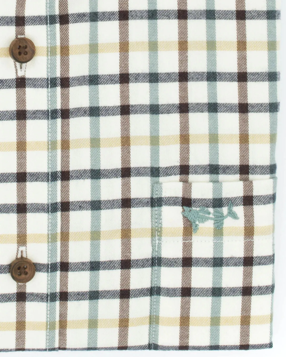 Coastal Cotton Live Oak Cotton Twill Button Down