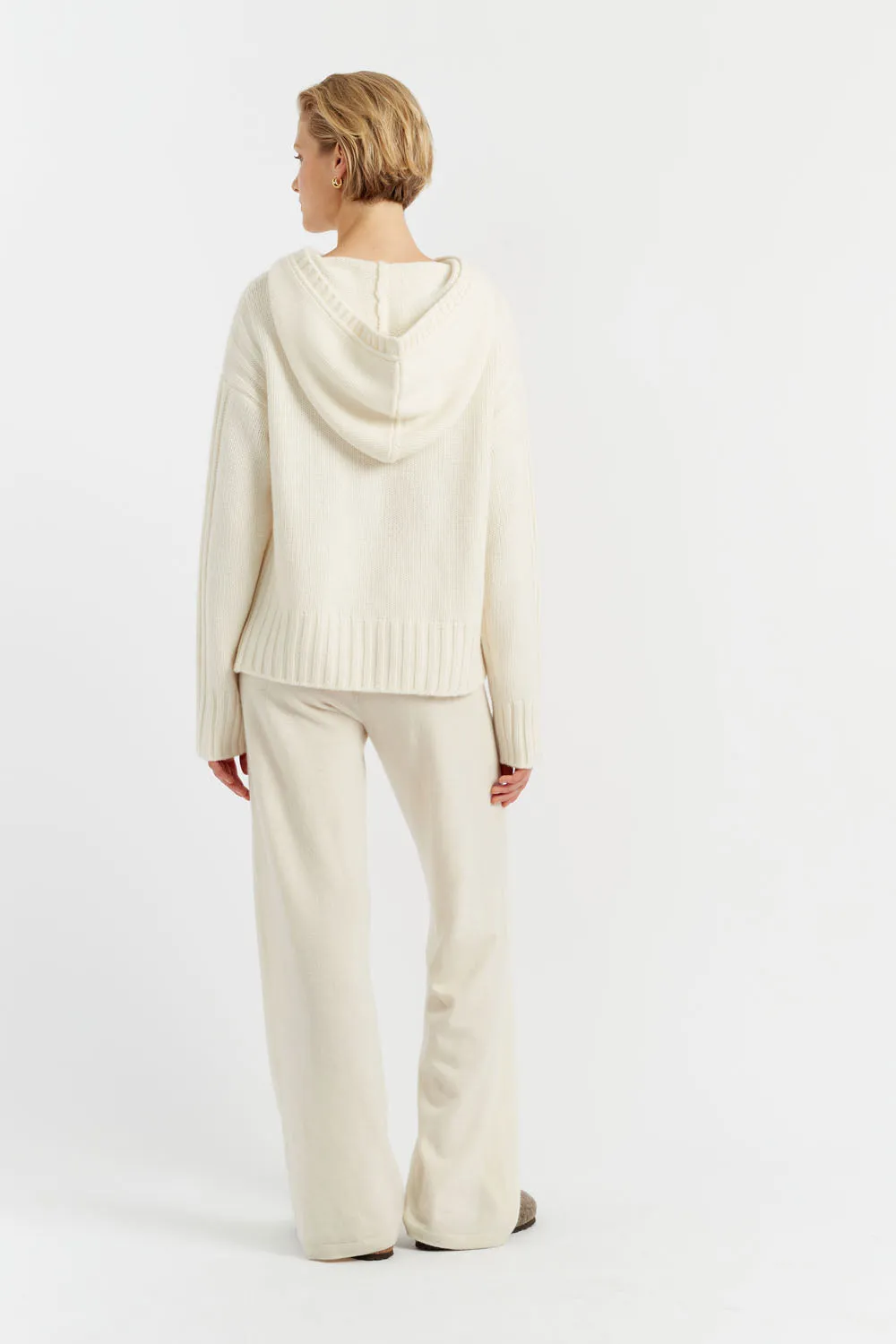 Cream Cashmere Hoodie