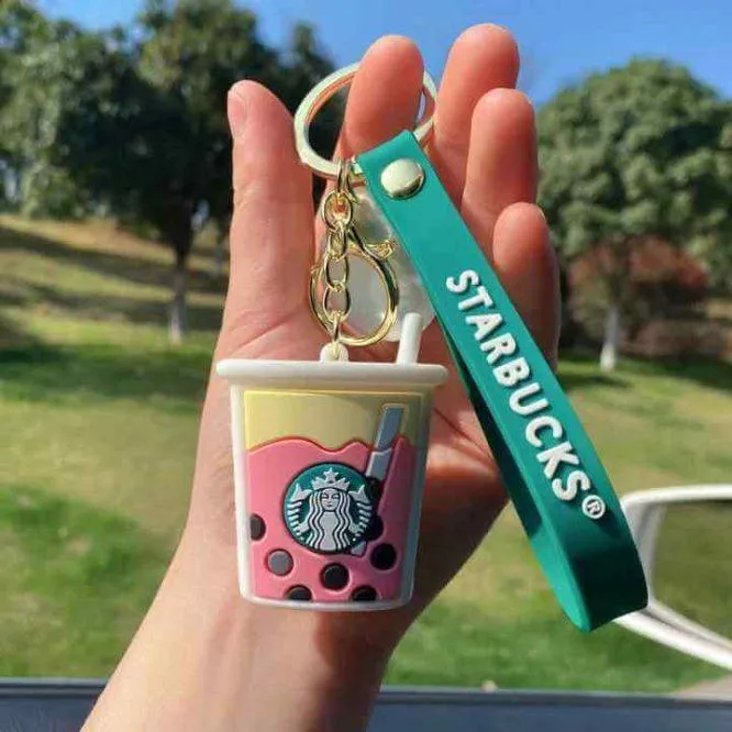 Cute Coffee Cup Keychain   Bag charm   Strap (Choose from Drop Down Menu)