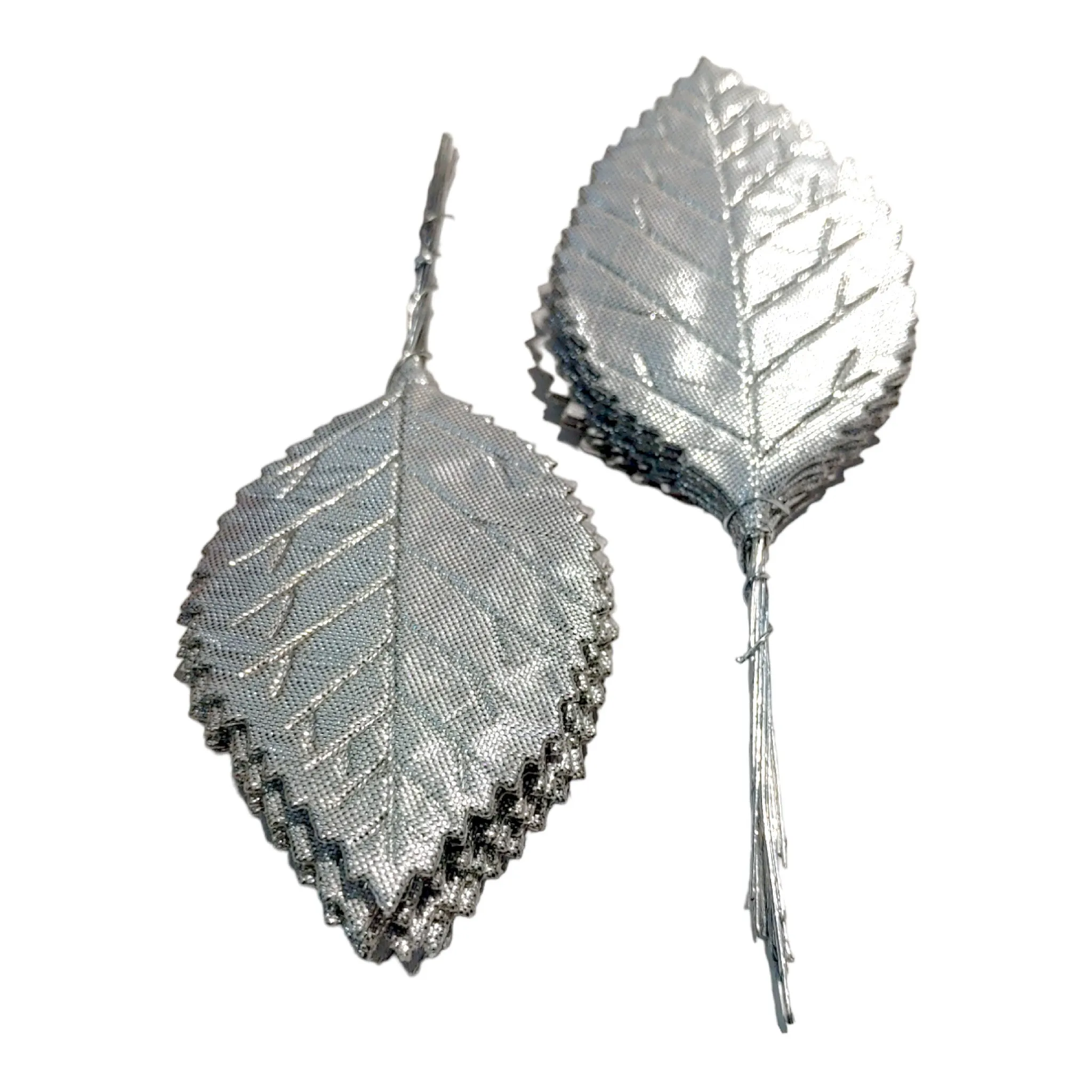 Decorative Artificial Fabric Leafs for Decoration Craft or Textile, 100Pcs - Design 59