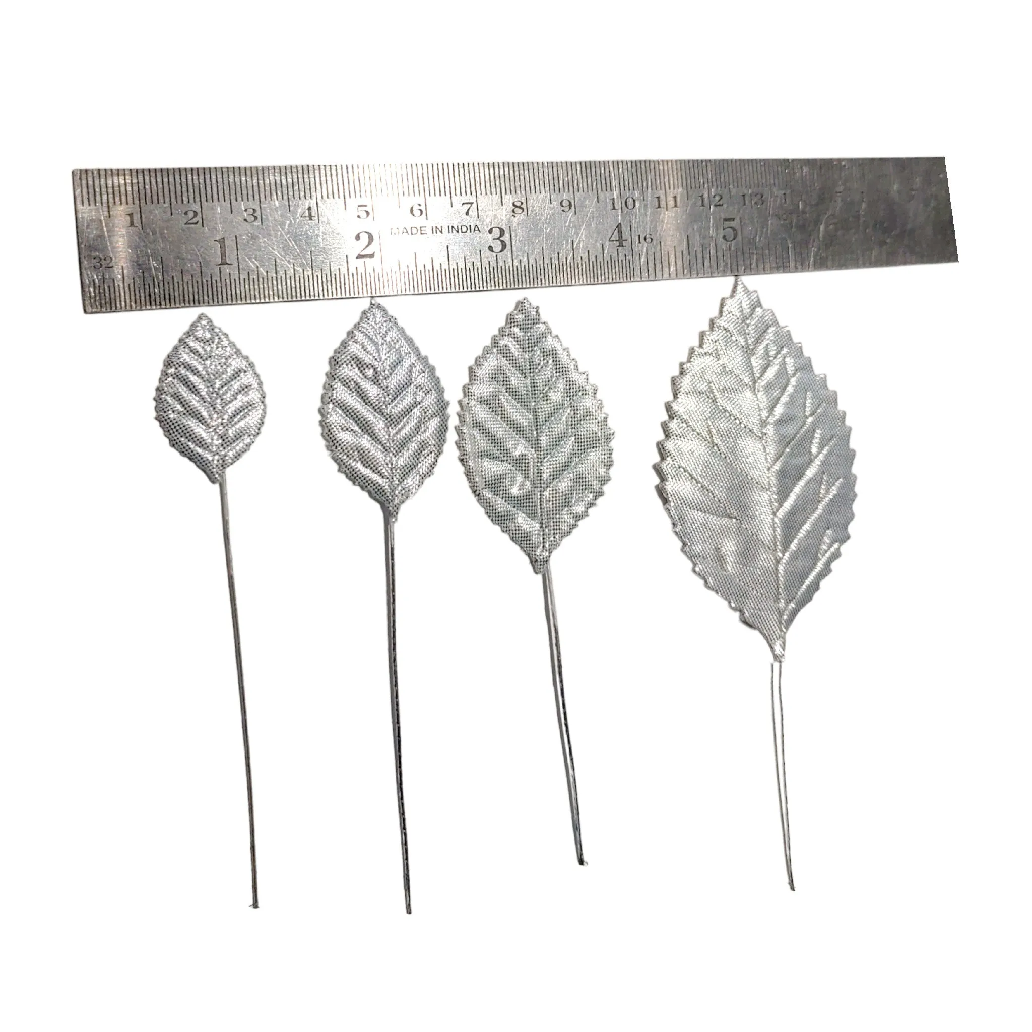 Decorative Artificial Fabric Leafs for Decoration Craft or Textile, 100Pcs - Design 59