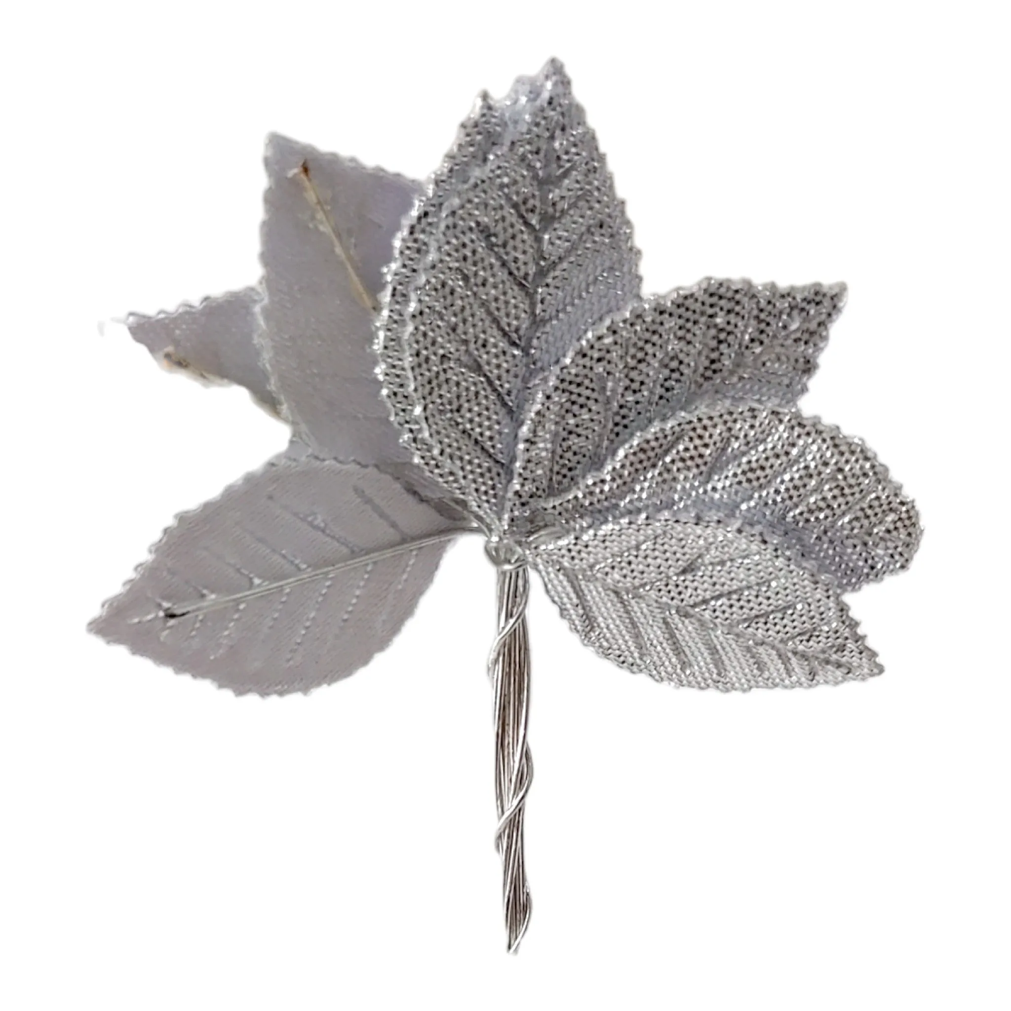 Decorative Artificial Fabric Leafs for Decoration Craft or Textile, 100Pcs - Design 59