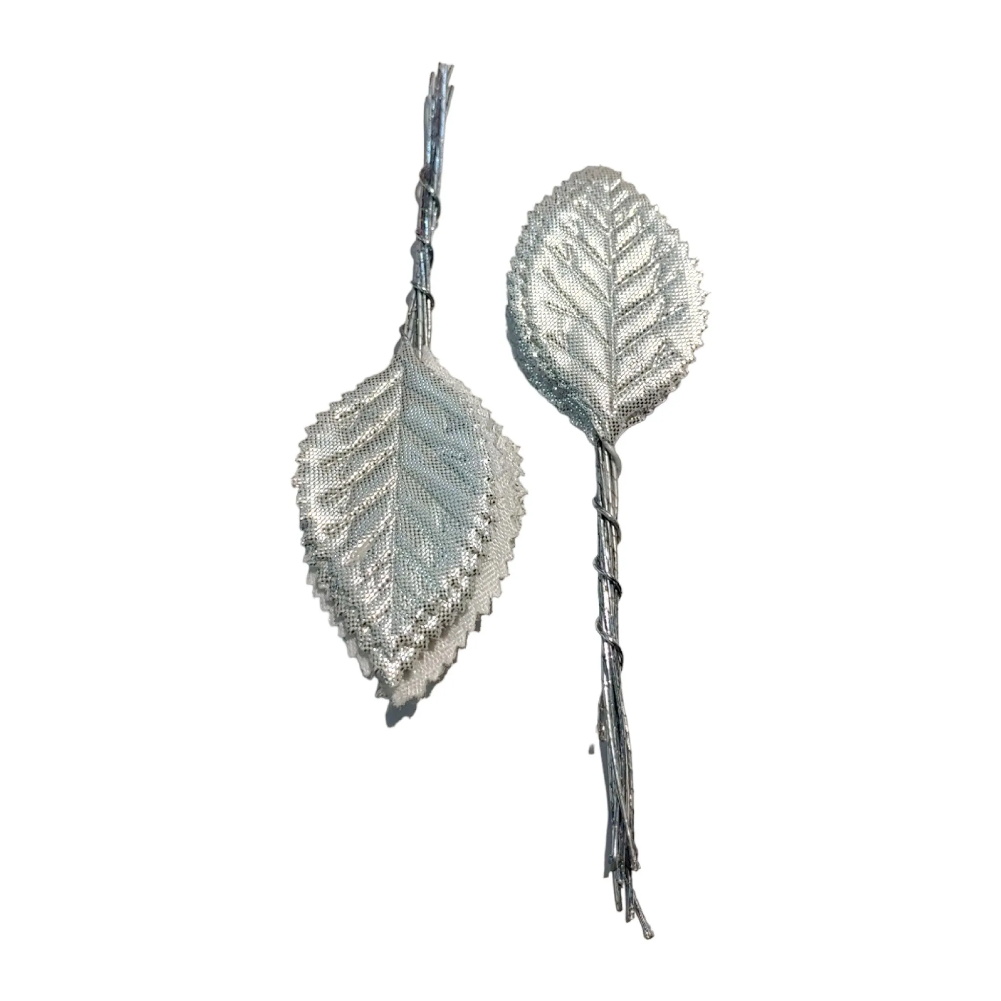 Decorative Artificial Fabric Leafs for Decoration Craft or Textile, 100Pcs - Design 59