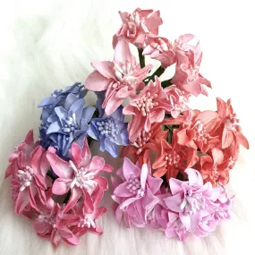 Decorative Artificial Lilium Lily Paper Flower for Decor, Craft or Textile - Design 21