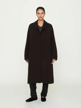 Double Cruel Touch Coat in Brown