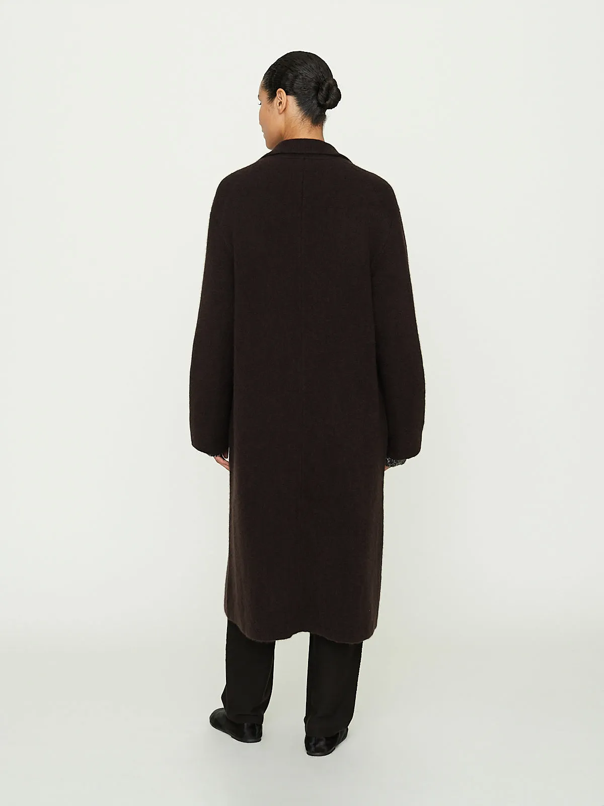 Double Cruel Touch Coat in Brown