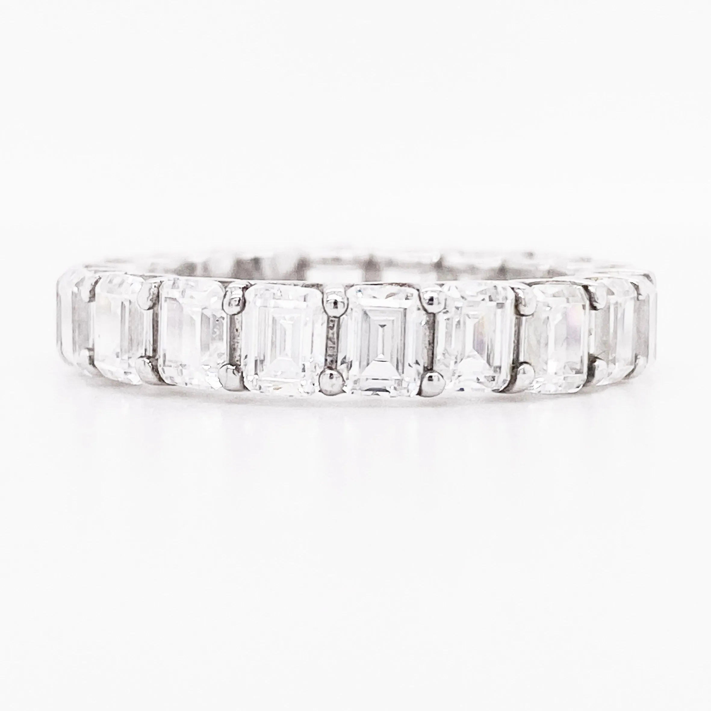 Emerald Cut Diamond Eternity Ring