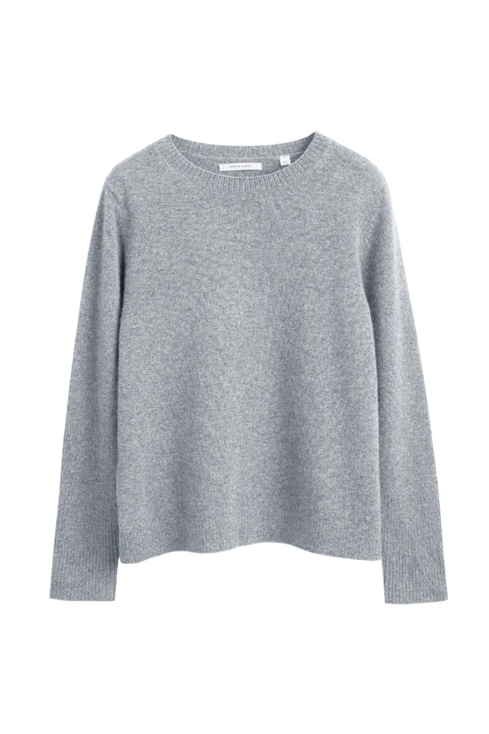 Grey Cashmere Boxy Sweater