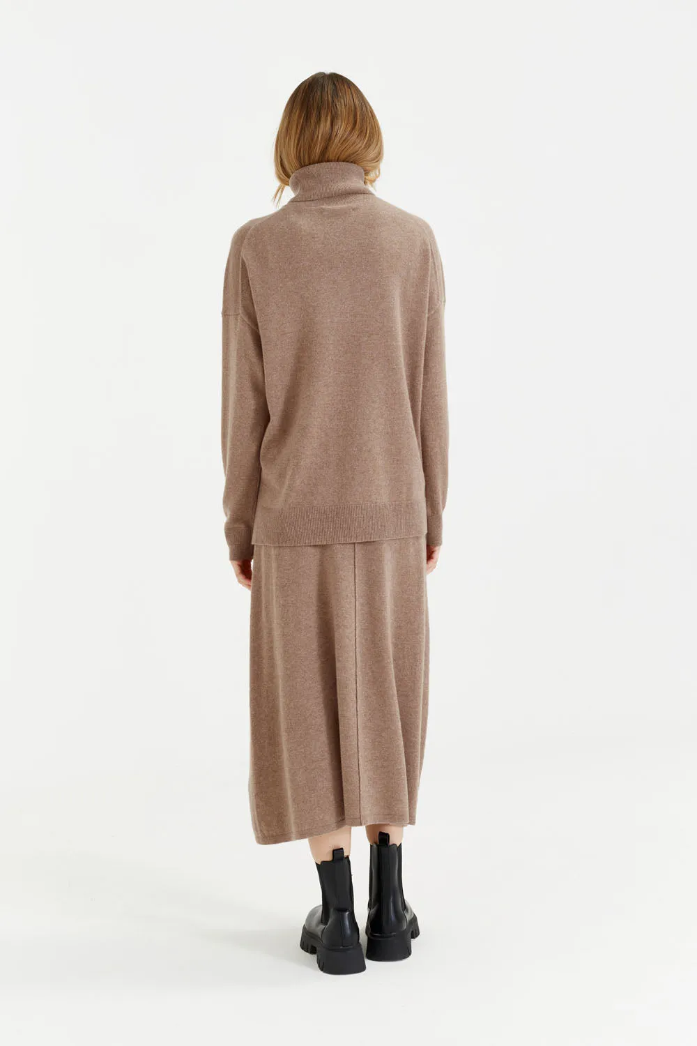 Hazel Wool-Cashmere Rollneck Sweater