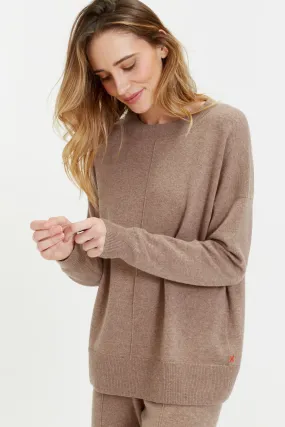 Hazel Wool-Cashmere Slouchy Sweater
