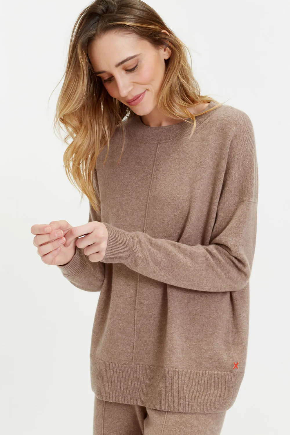 Hazel Wool-Cashmere Slouchy Sweater
