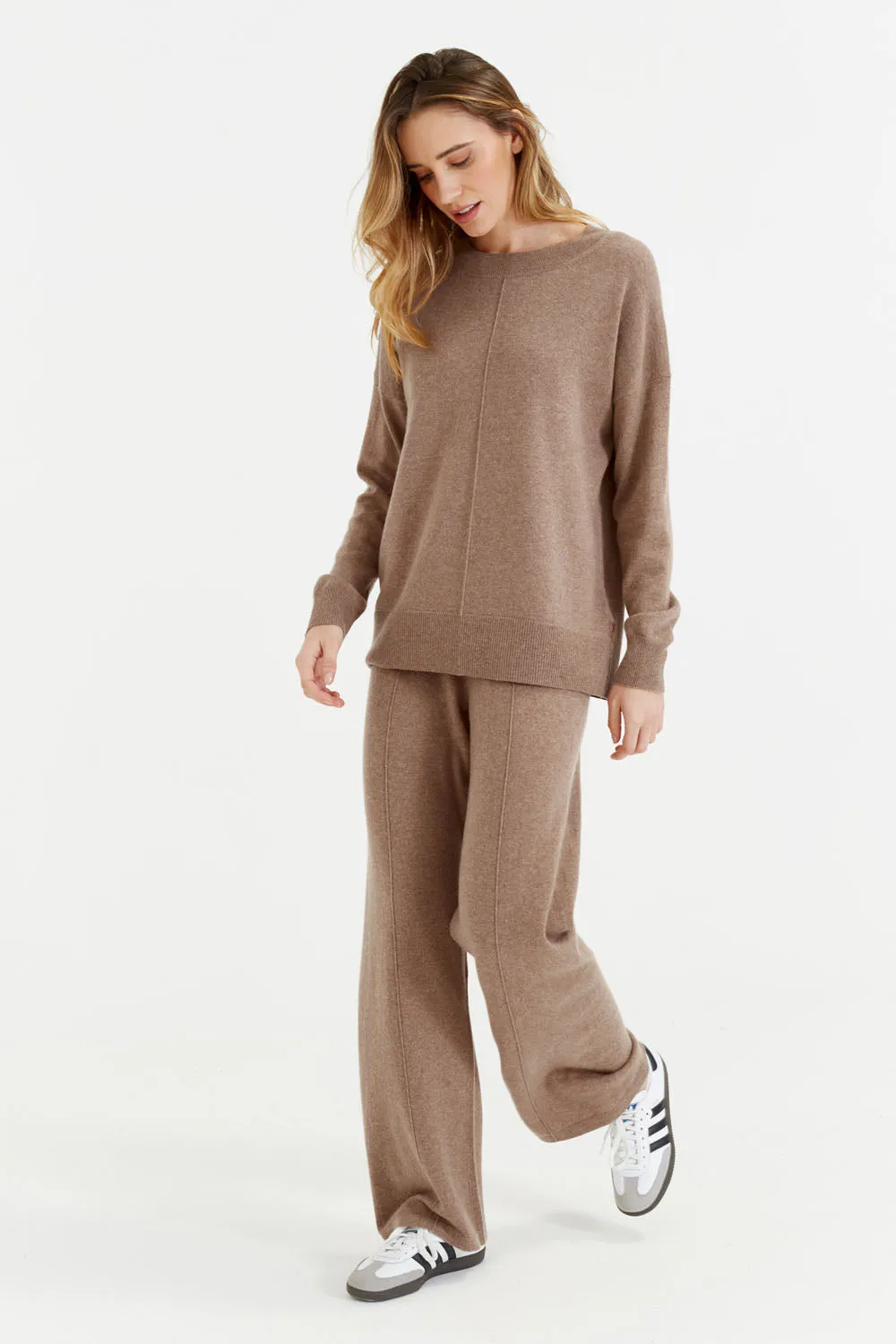 Hazel Wool-Cashmere Slouchy Sweater