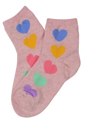 Home Sweet Home Cotton Socks Pink